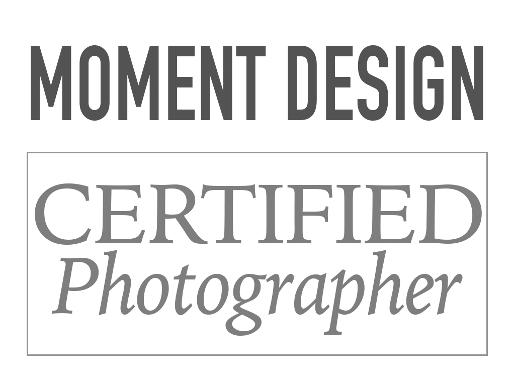 Moment Design gecertificeerd fotograaf
